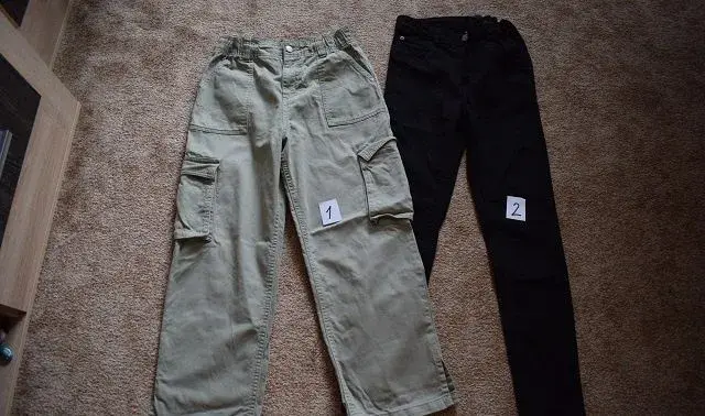 Cargo džíny, rifle, kalhoty 152 Primark