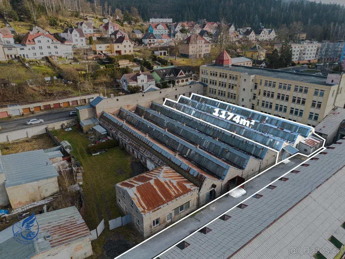 Prodej skladu 1 174 m² Kraslice - TIR příjezd