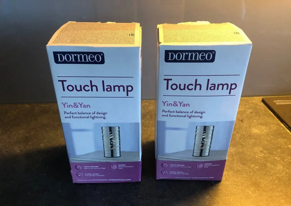 Dotyková stolní lampa Dormeo Yin&Yan, 20 cm