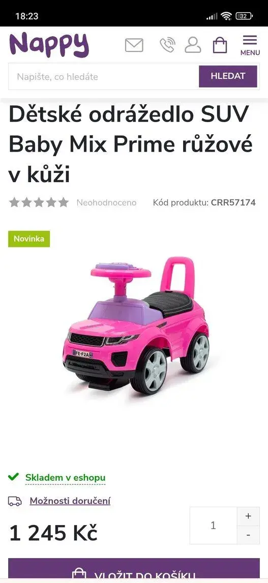 Dětské odrážedlo