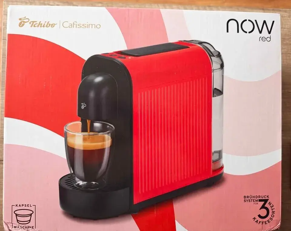 Kávovar Tchibo Cafissimo NOW red – NOVÝ, nerozbalený
