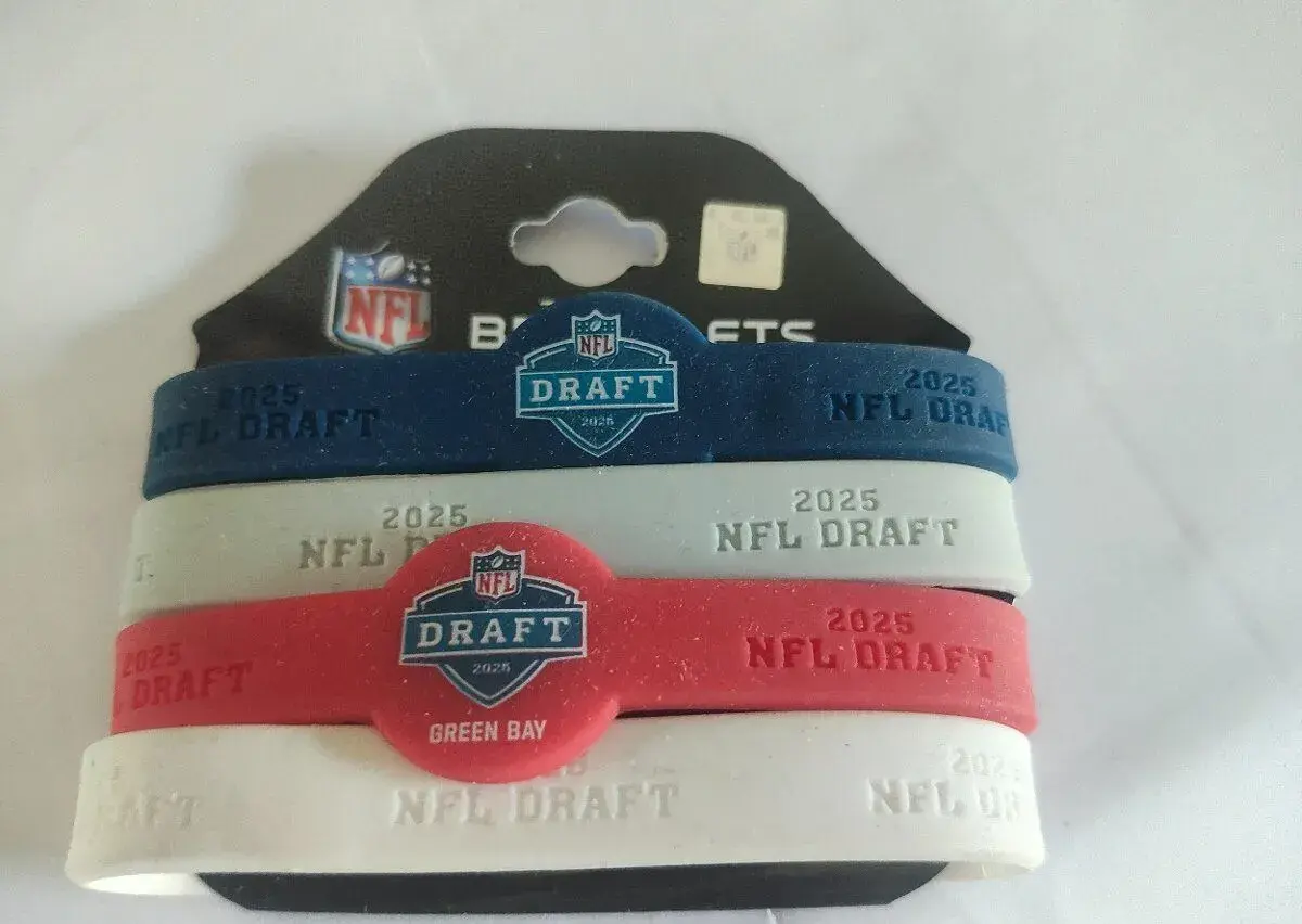 NFL americký fotbal silikonové náramky 4ks z USA