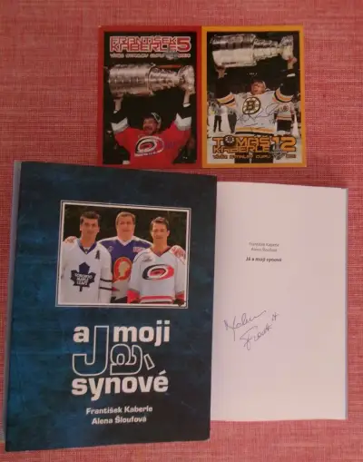A synové, s podpisem autora + kartičky.