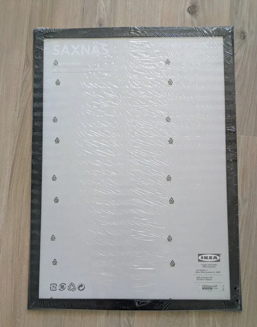 Rám černý 50x70 cm