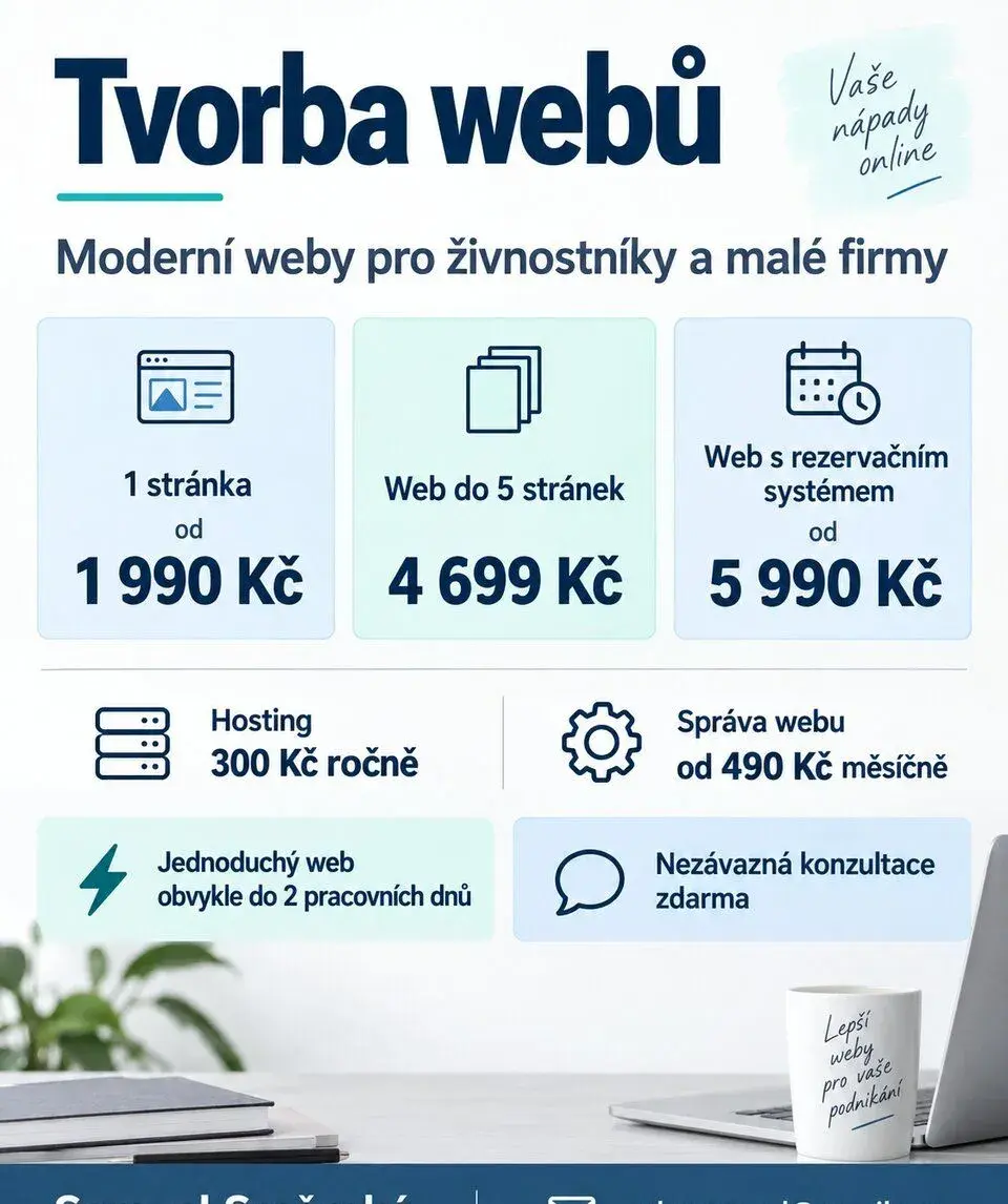 Tvorba webů a rezervačních systémů