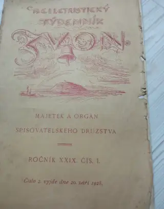 Relletristicky týdenník Zvon 1928-29