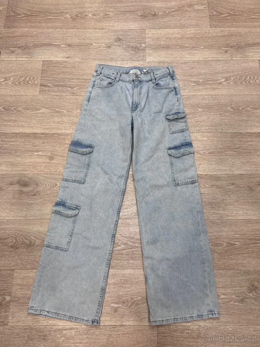 Široké rifle 170 H&M wide leg