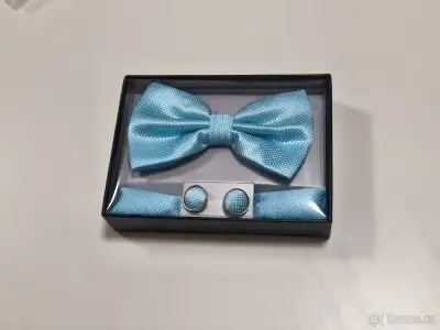 fashion sada motýlek, kapesníček, knoflíčky