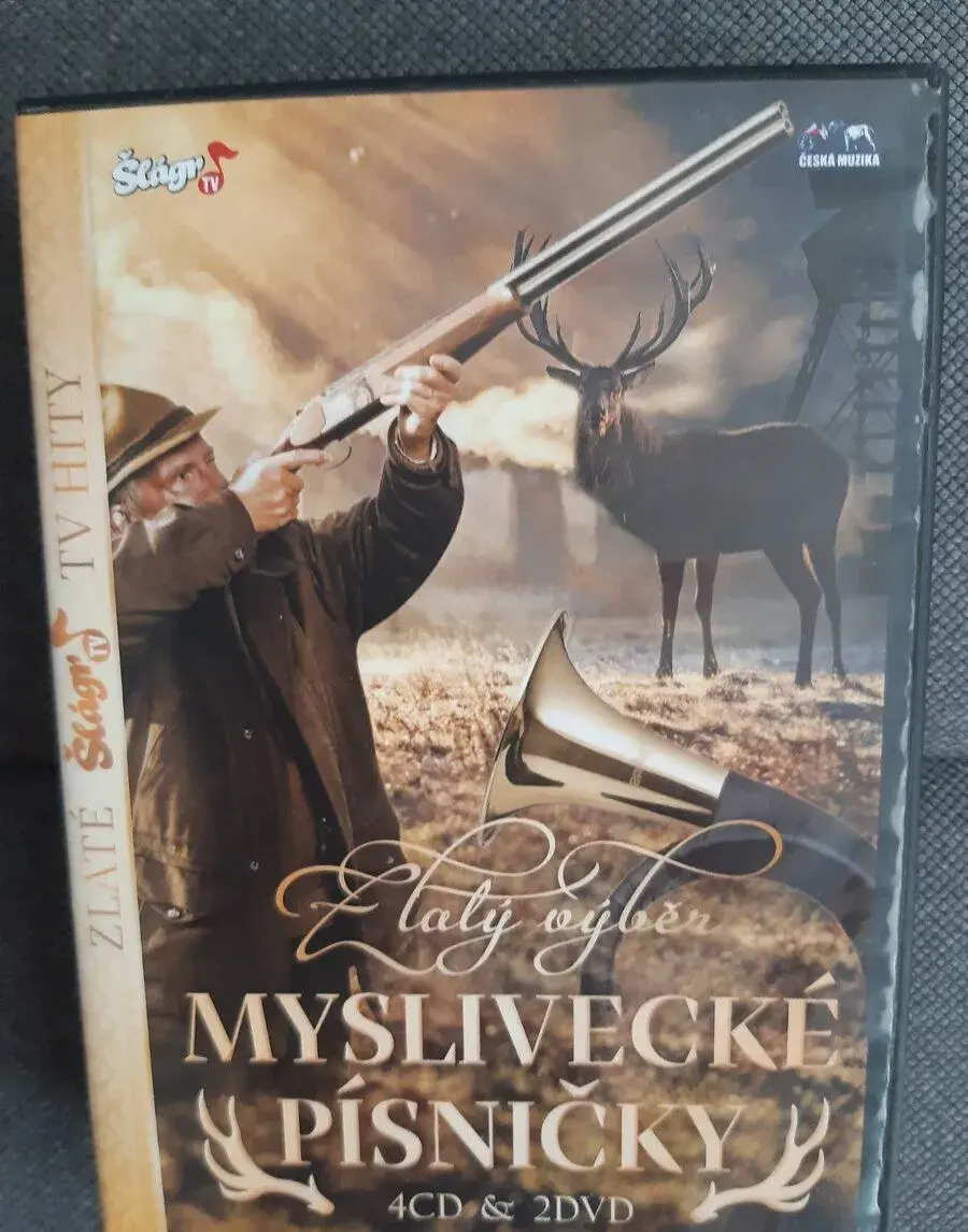 Myslivecké písničky - kazeta 4CD + 2DVD