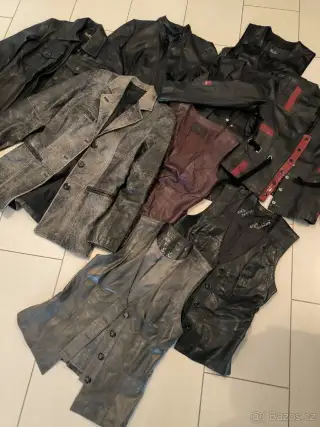 Kožené dámské oblečení_sako, bundy, vesty