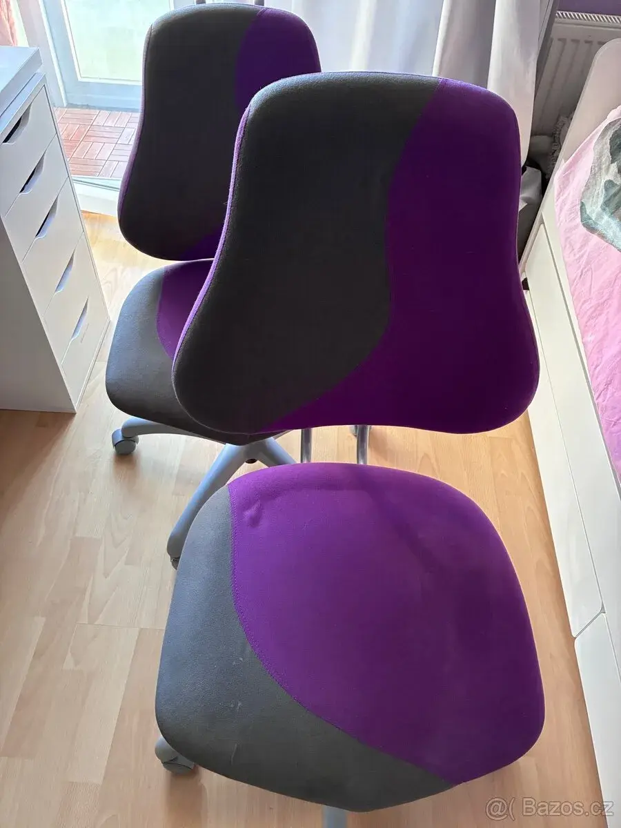 Dvě dětské rostoucí židle ALBA Fuxo S-line