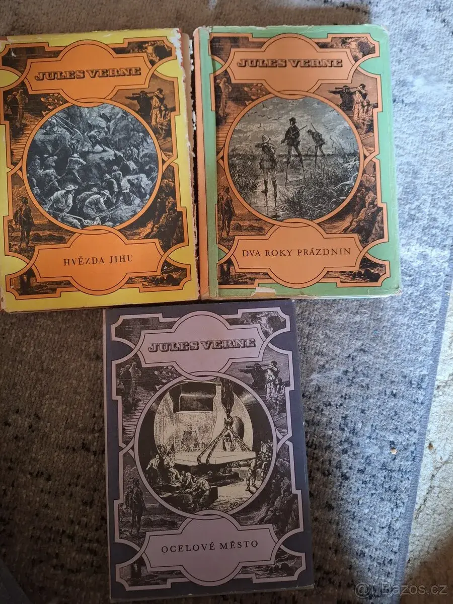 Knihy Jules Verne.