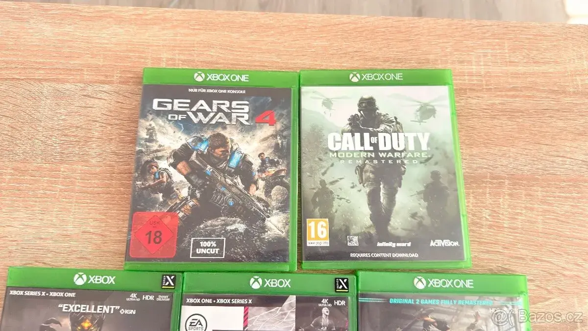 Hry na xbox one a series X