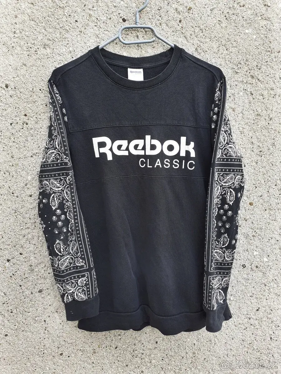 Vintage Reebok classic tričko triko mikina svetr s vzory dlo