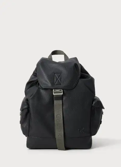 Calvin Klein Jeans INTERESTING FLAP - Batoh - black