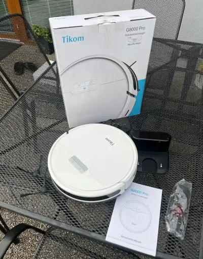 Robotický vysavač s mopem Tikom G8000 Pro