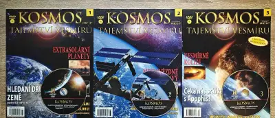 Časopisy Kosmos + DVD (1, 2, 3)