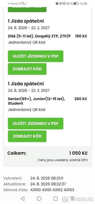 Jizdenky na Pustevny
