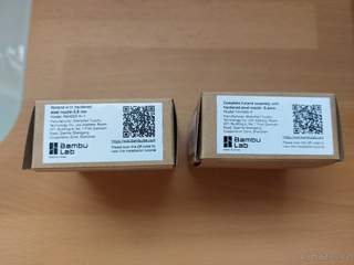 Bambu Lab P1 series hotend vč. tryska, tvrzená ocel