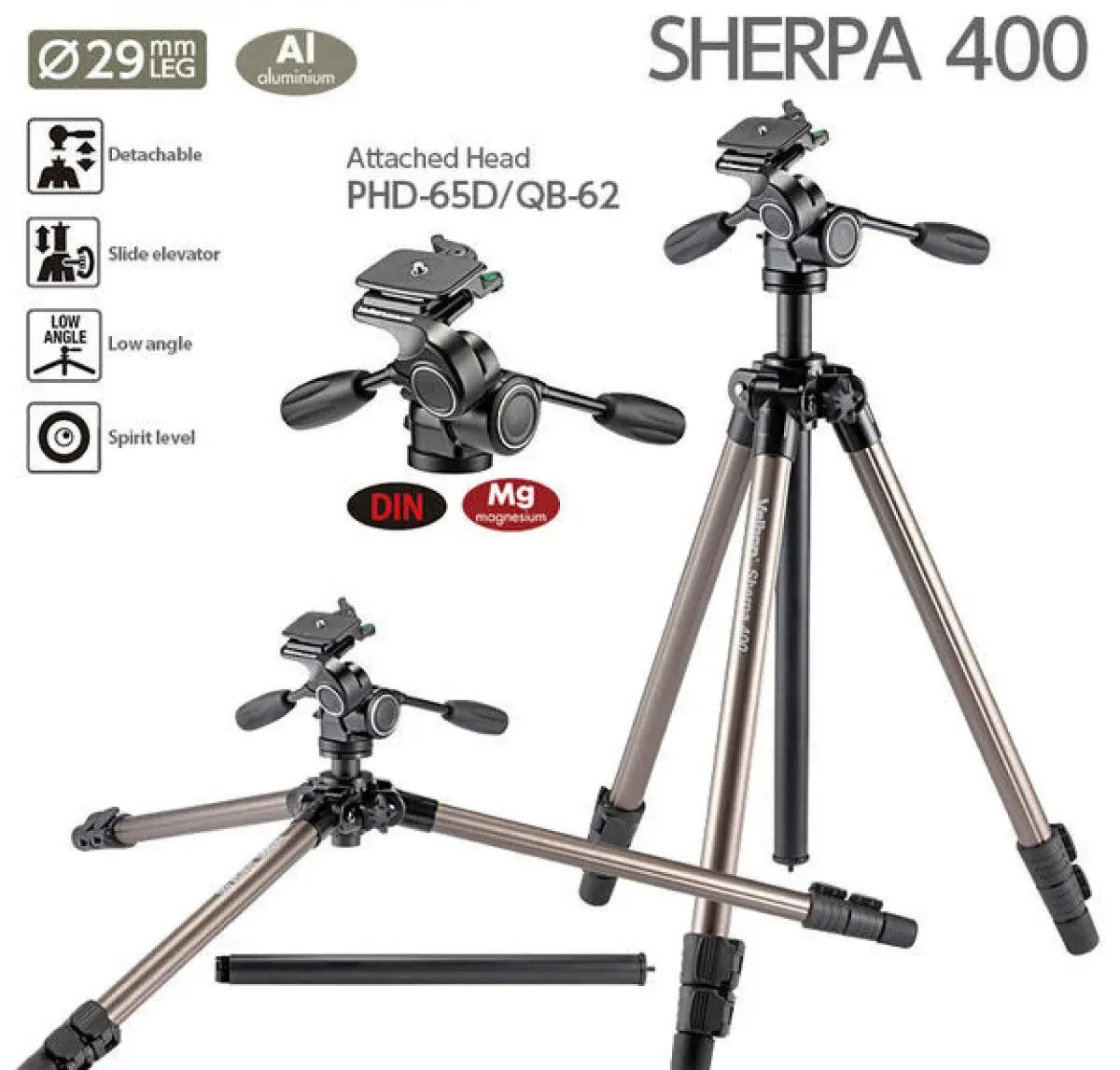 Stativ - Velbon Sherpa 400
