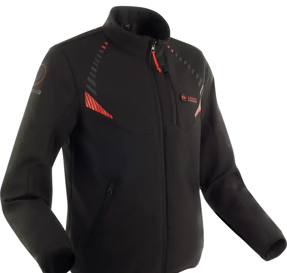 Vyhřívaná bunda BERING WARMOR BLACK, vel. M - NOVÁ