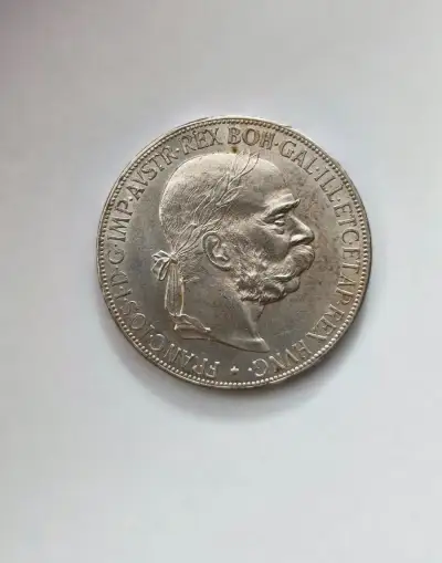 5 Koruna 1907 bz F.J.I., sbírková TOP, ražební lesk