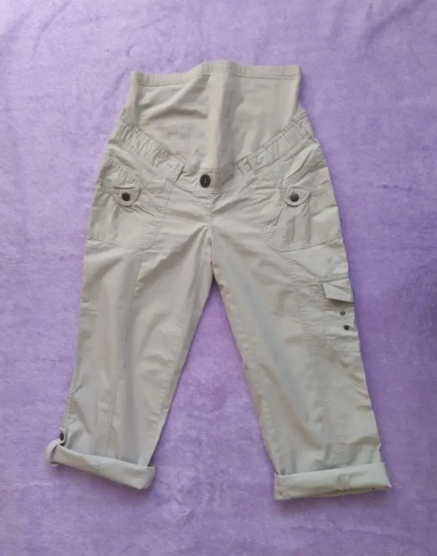Plátěné těhotenské kraťasy C&A 36/38