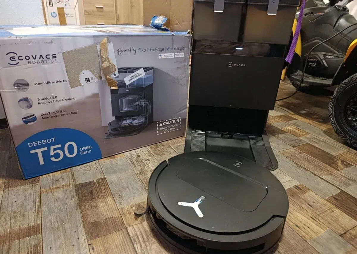 robotický vysavač s mopem ECOVACS DEEBOT T50 OMNI Gen2