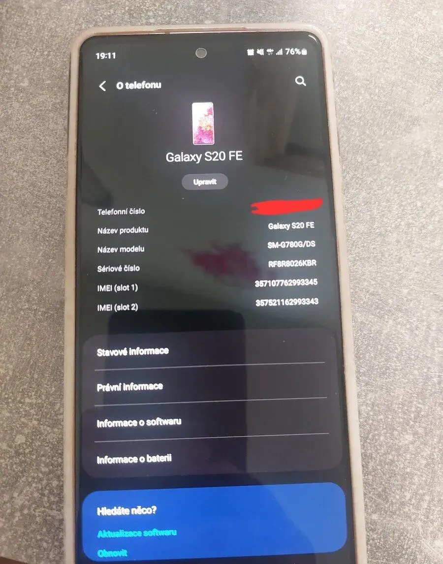 Samsung S20FE -Samsung A52S 5G