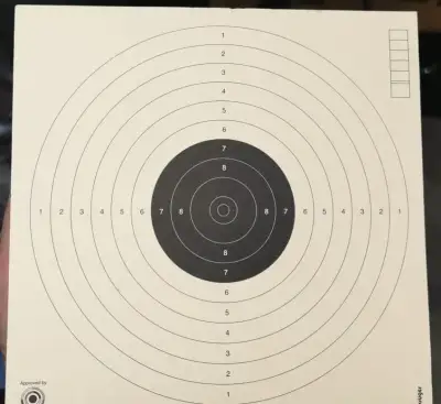 Terče Krüger ISSF VzPi 10m
