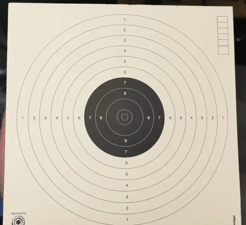 Terče Krüger ISSF VzPi 10m