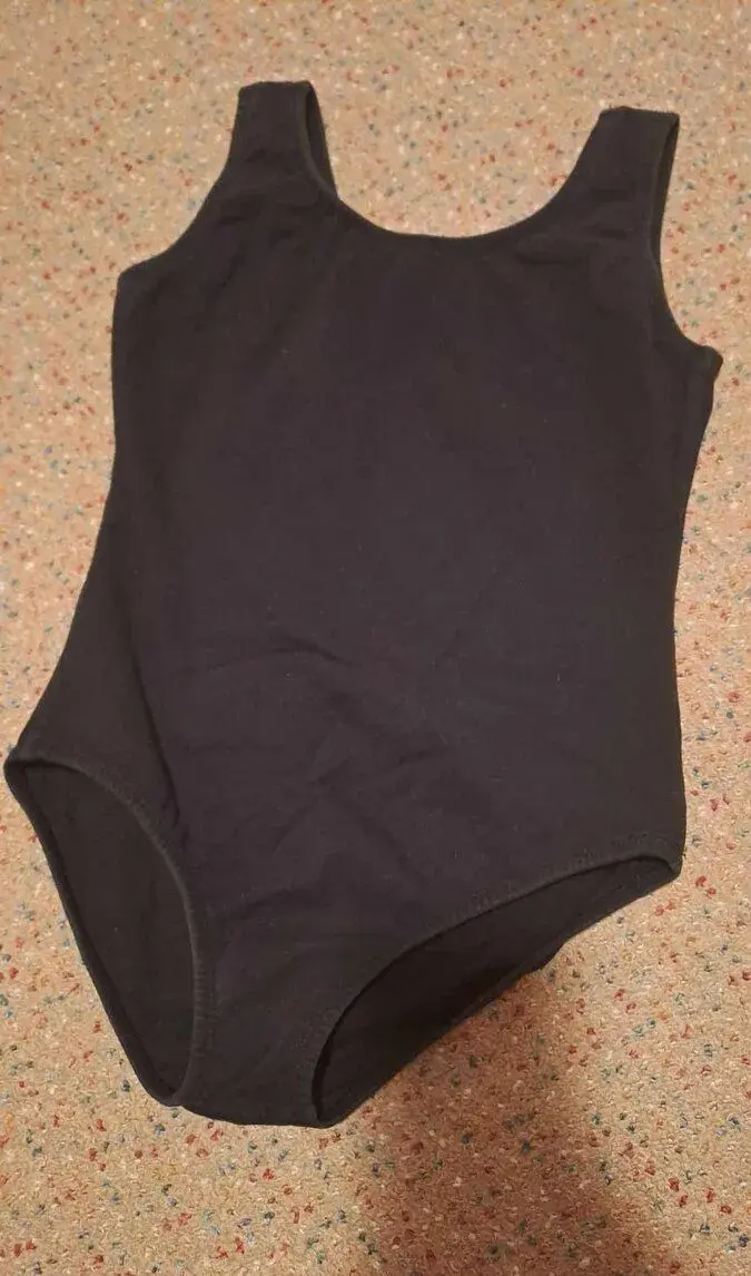 Dívčí taneční, baletní dres černý