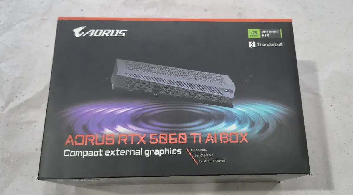 GIGABYTE AORUS RTX 5060 Ti AI BOX