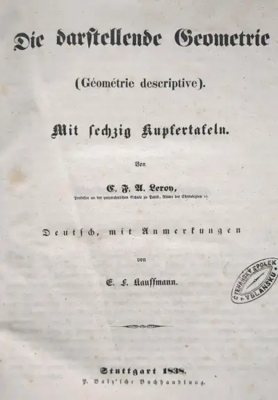 Geometrie z roku 1838