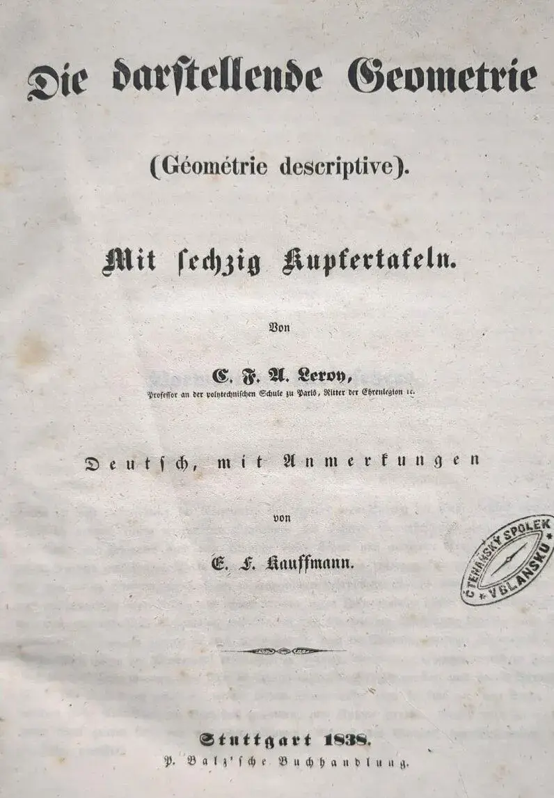 Geometrie z roku 1838