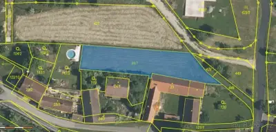 Exkluzivně prodej slunného stavebního pozemku 968 m2 v Dolní