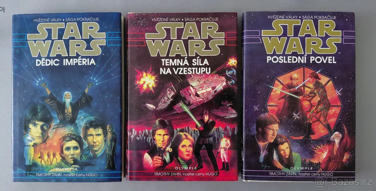 Star Wars Thrawnova trilogie KOMPLET 1. vyd. Olympia 1993