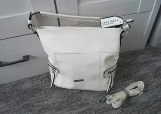Bílá taška kabelka přes rameno i crossbody