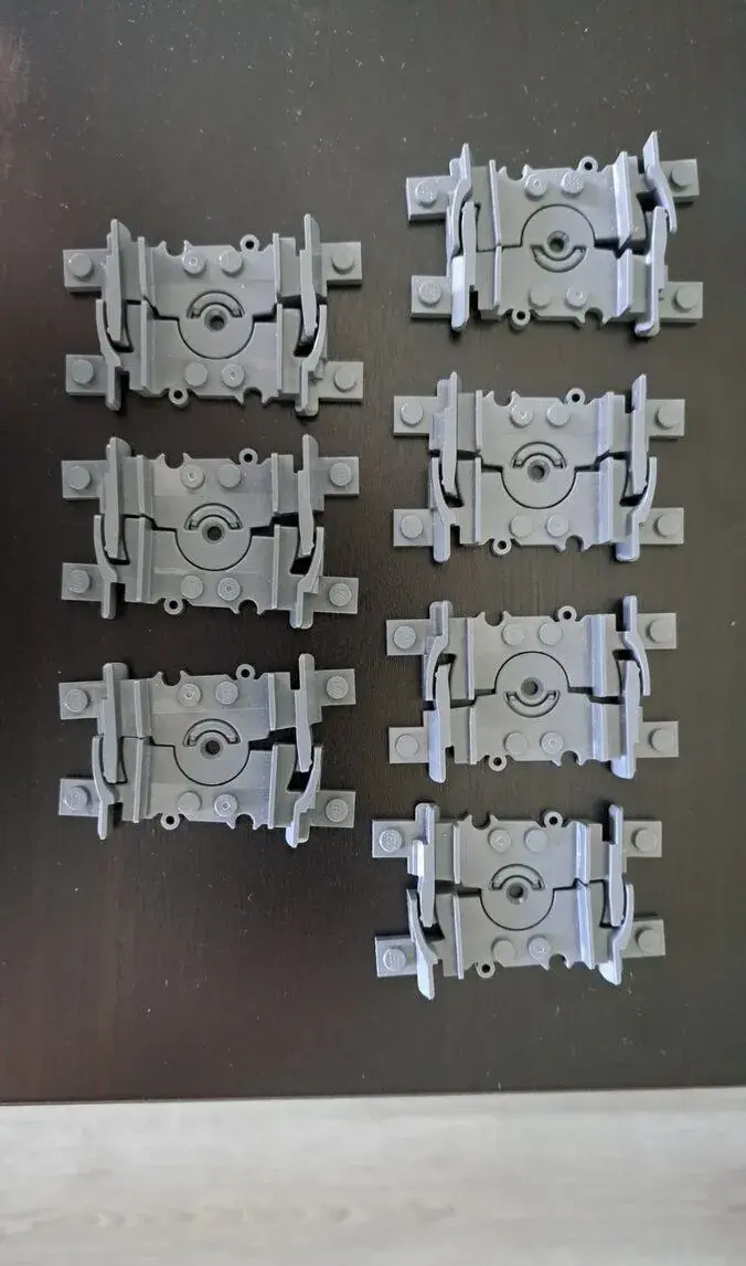 LEGO - originál - flexibilní koleje - 7 ks