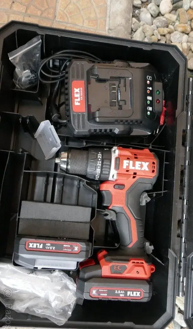 Aku příklepový šroubovák Flex PD 2G 18.0 EC LD/2.5 Set/NOVÝ
