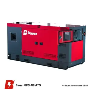 Dieselový generátor BAUER GFS-40 ATS – 40 kW / 50 kVA