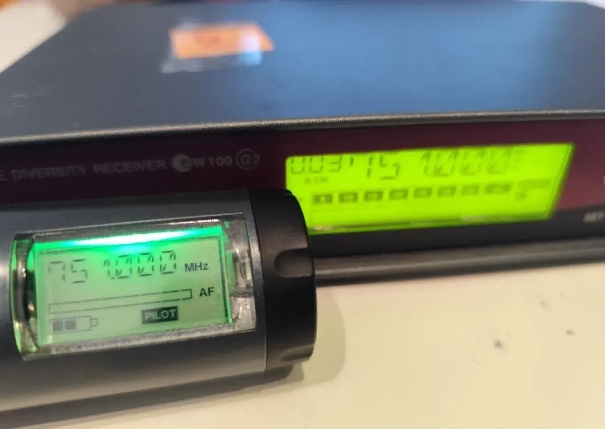 Bezdrátový mikrofon Sennheiser ew100 G2