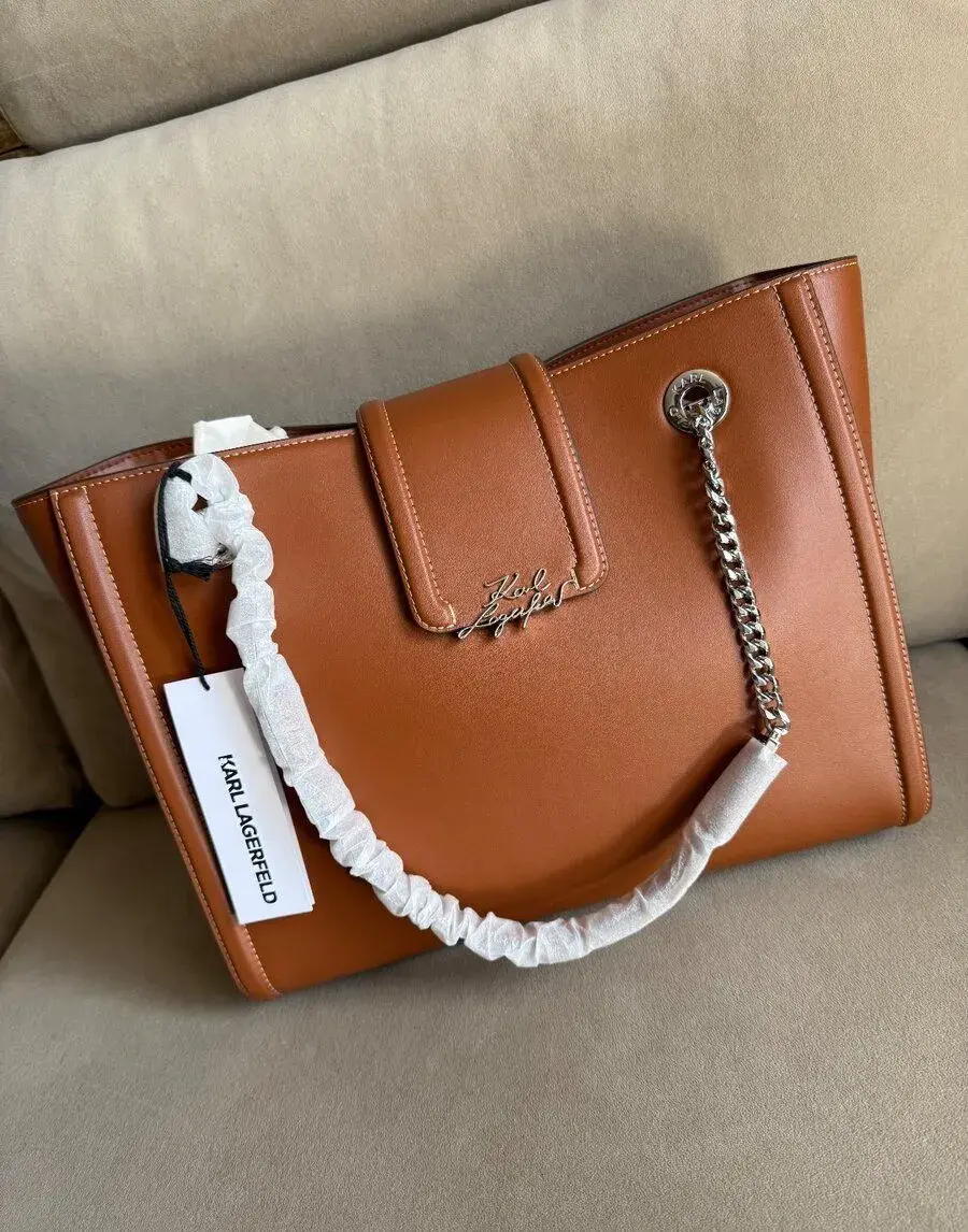 Nová kožená kabelka shopper Karl Lagerfeld
