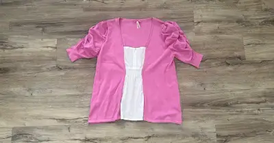 Dámský top / halenka 2v1 s imitací svetříku