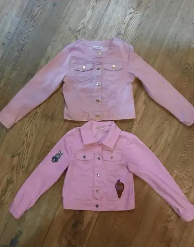 Dívčí bunda jeans H&M vel 128