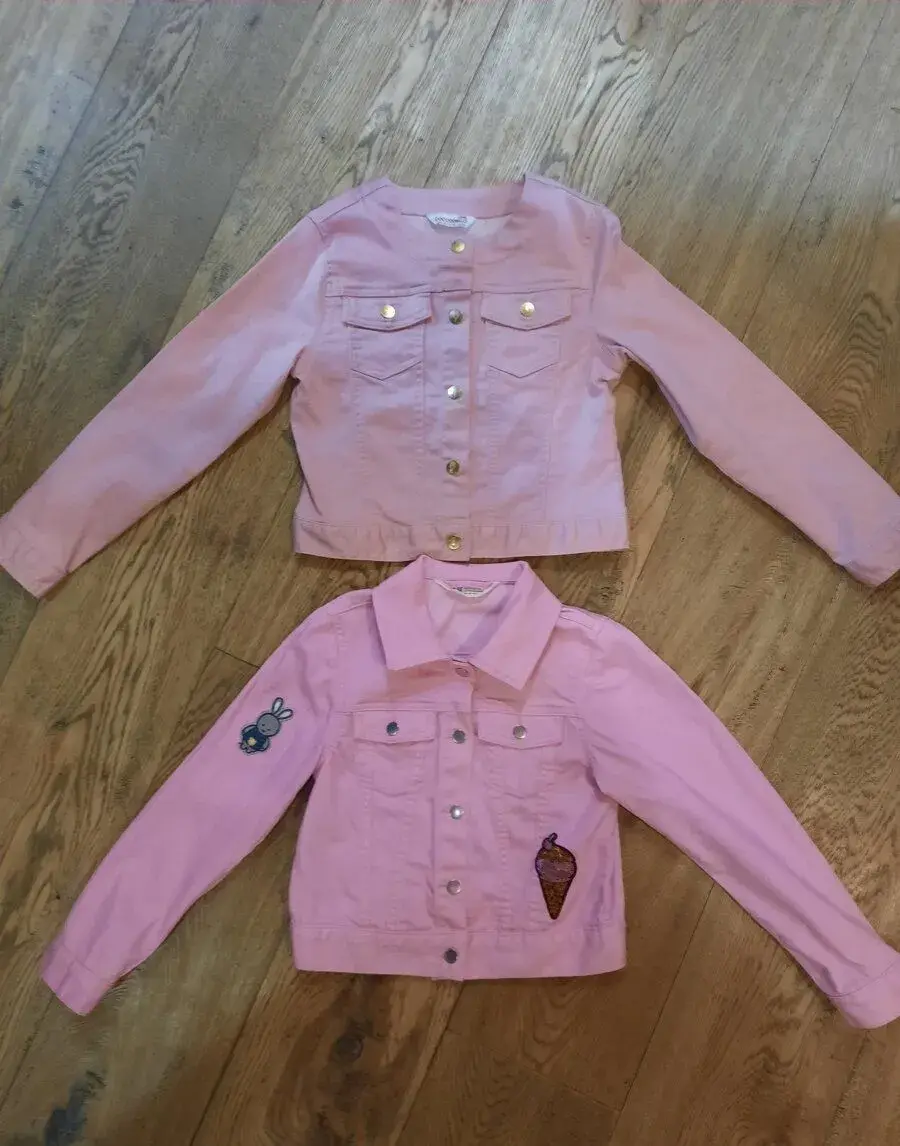 Dívčí bunda jeans H&M vel 128
