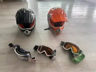 Cross helma dětská set + brýle