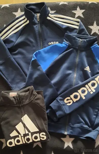 3×mikina Adidas vel.128