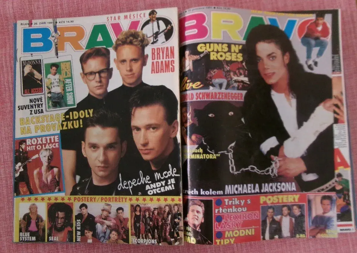 Bravo ročníky 1991 - 2001. Od prvního čísla.