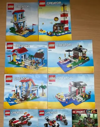 Návody Lego Ninjago a Lego Creator